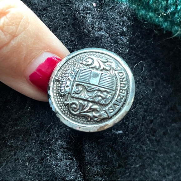 Vintage Geiger Navy Blue Wool Light Blazer Jacket - 38 / Medium - Picture 7 of 10